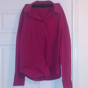 New york company blouse L hot pink
